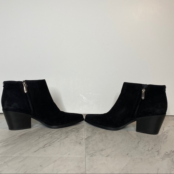 Sam Edelman Walden Black Suede Bootie 9M - Picture 6 of 14